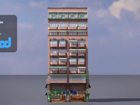 Tw Seafood Restaurant 3D Model