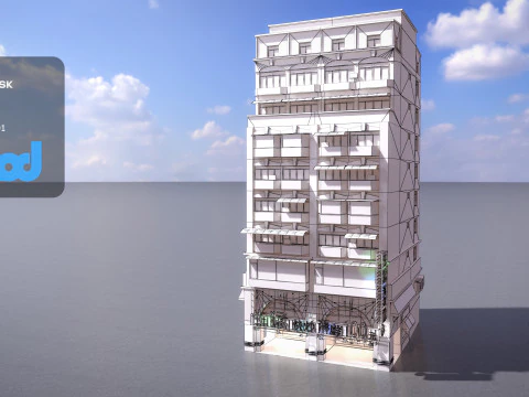 Tw Seafood Restaurant 3D Model