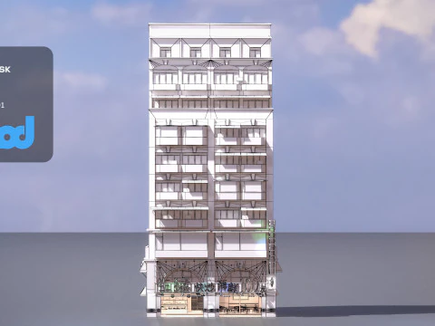 Tw Seafood Restaurant 3D Model