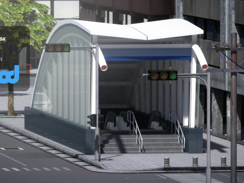 Stazione Krt Formosa Boulevard Modello 3D