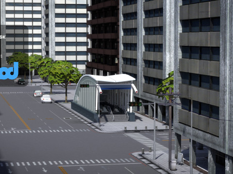 Krt Formosa Boulevard Station 3D Model
