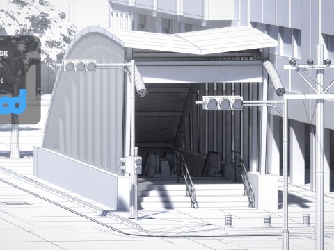 Krt Formosa Boulevard Station 3D Model
