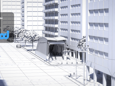 Krt Formosa Boulevard Station 3D Model