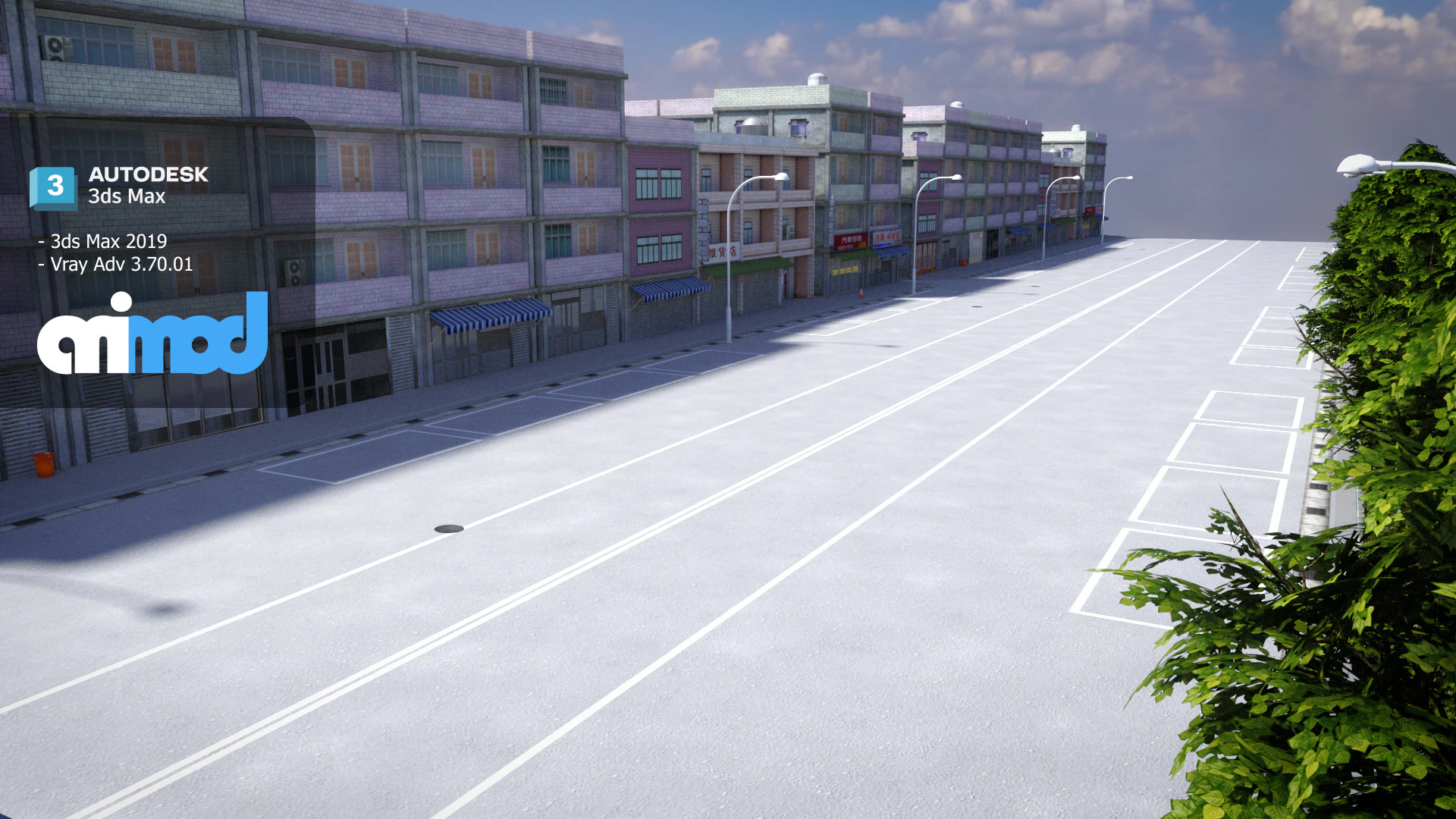 Kaohsiung Urban 3D Model .c4d .max .obj .3ds .fbx .stl .blend 