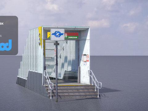 MRT Exit 01 3D 模型