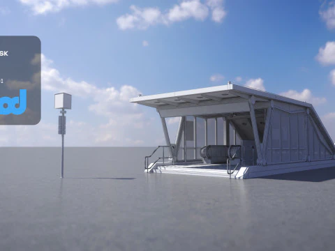MRT Exit 02 3D Model