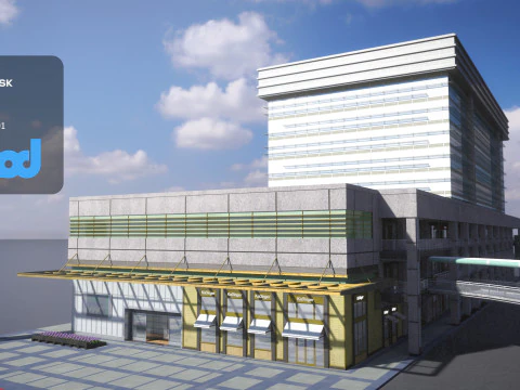 Магазин лапши TW 3D Модель