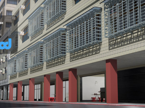 Tw Noodle Shop 3D Модель