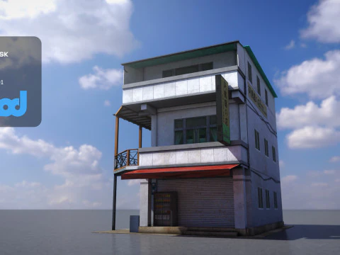 ТВ Дом 010 3D Модель