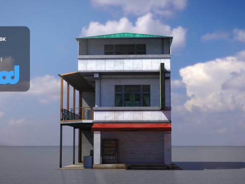 TW House 010 Modello 3D