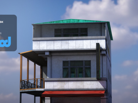 TW House 010 Modello 3D