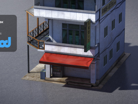 TW House 010 Modello 3D