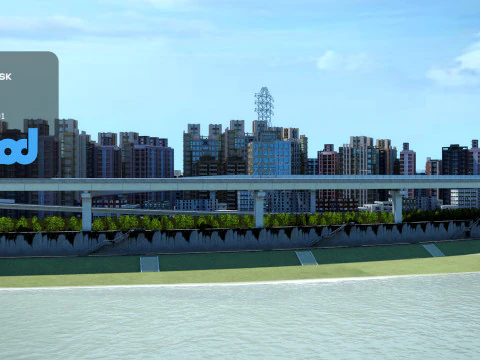 S2 Highway 01 3D Model