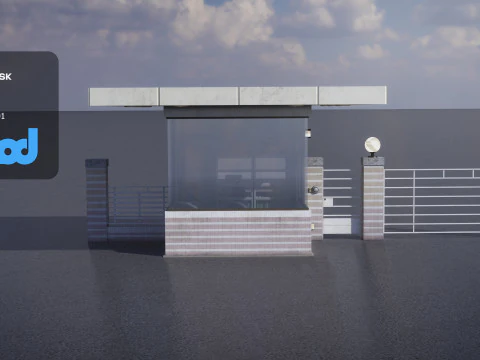 Stazione di guardia Modello 3D