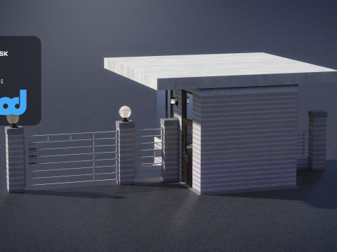 Guard Station Modello 3D
