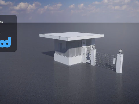 Stazione di guardia Modello 3D