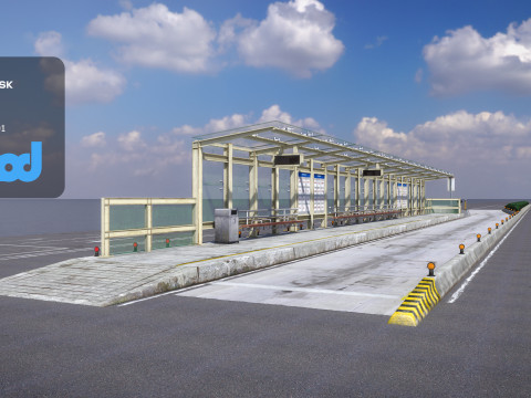 TW Buslane 3Dモデル