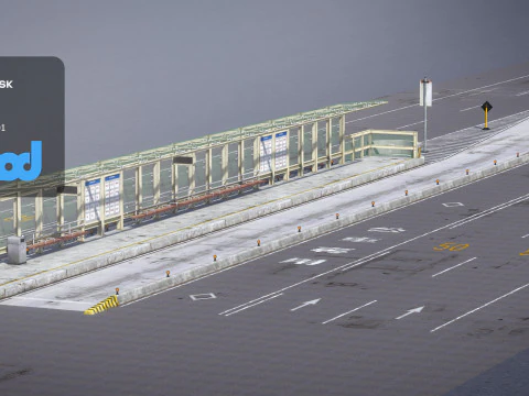 TW Buslane 3D Model
