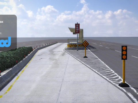 TW Buslane 3D Model