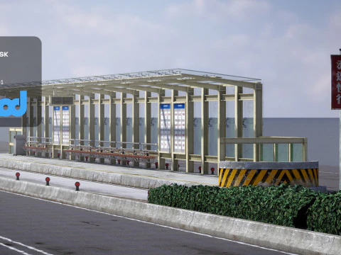 TW Buslane 3D Model