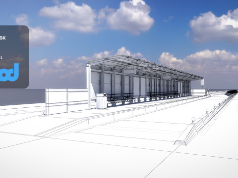 TW Buslane 3D Модель