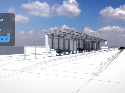 TW Buslane 3D Model