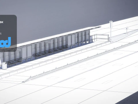 TW Buslane 3D Model
