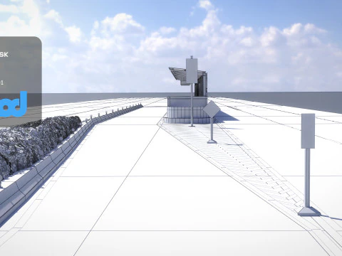 TW Buslane 3D Model