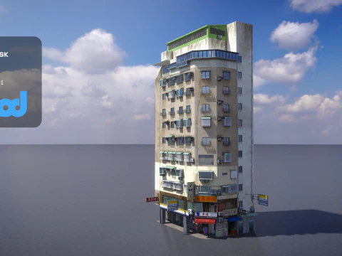 ТВ Дом 019 3D Модель