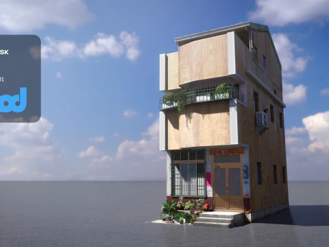 ТВ Дом 013 3D Модель