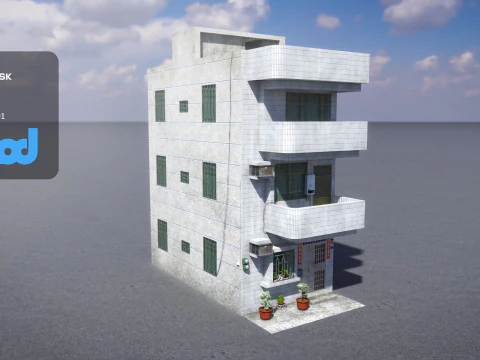 ТВ Дом 014 3D Модель