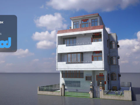 ТВ Дом 015 3D Модель