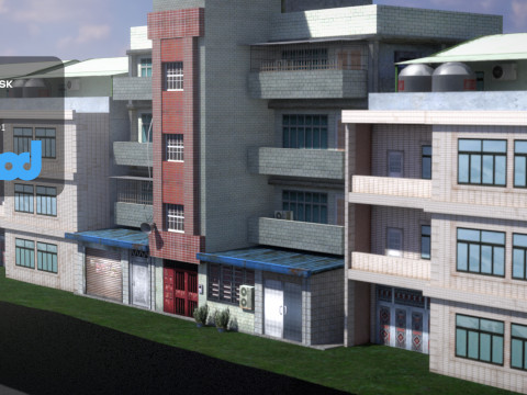 Tw Industrial Road 003 3D Модель