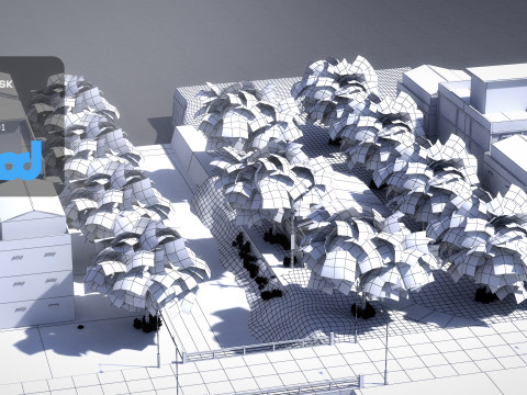 Tw Industrial Road 003 3D Модель