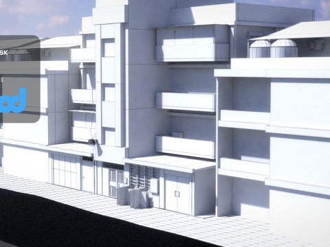 Tw Industrial Road 003 3D Модель
