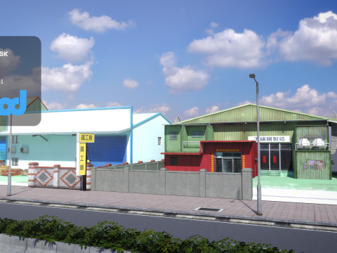 双工业路004号 3D 模型