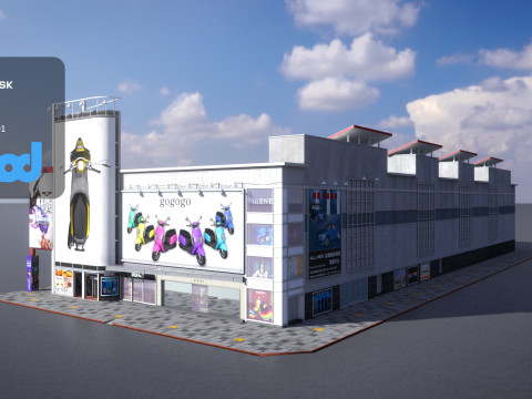 TW Xinyi Vieshow Side Building 3D 모델