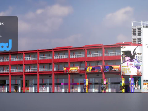 TW Xinyi Vieshow Side Building 3D Model