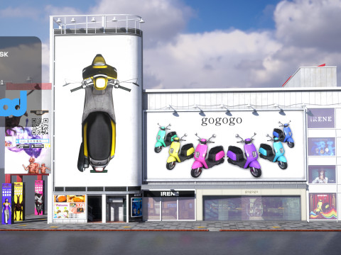 TW Xinyi Vieshow Side Building 3D 모델