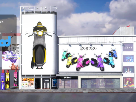 TW Xinyi Vieshow Side Building 3D Model