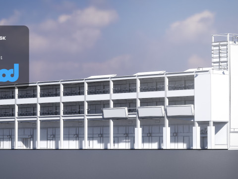 TW Xinyi Vieshow Side Building 3D 모델
