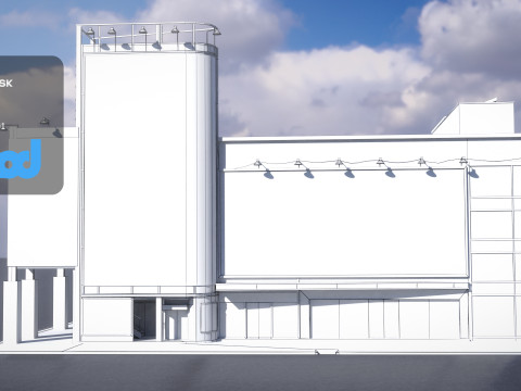 TW Xinyi Vieshow Side Building 3D 모델