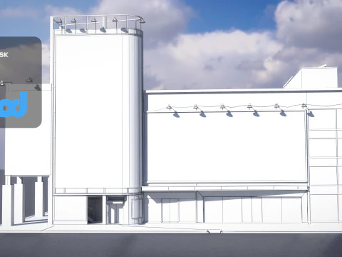 TW Xinyi Vieshow Side Building 3D Model