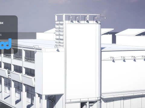 TW Xinyi Vieshow Side Building 3D Model