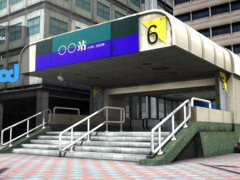 Tw Street Mrt 3D 模型