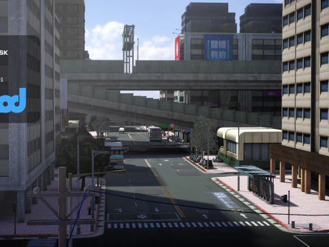 Tw ストリート Mrt 3Dモデル