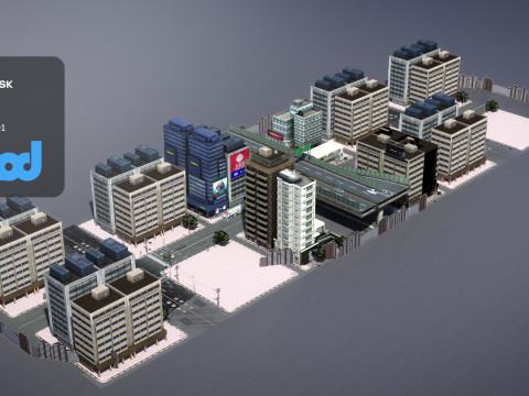 Tw Street Mrt Model 3D