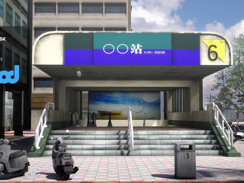 Tw ストリート Mrt 3Dモデル