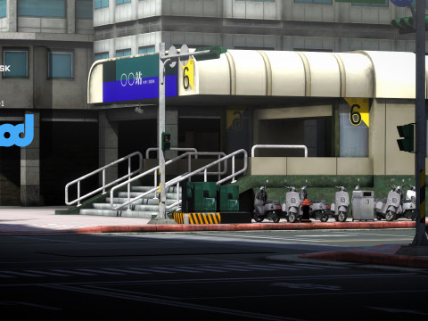 Tw Street Mrt Model 3D