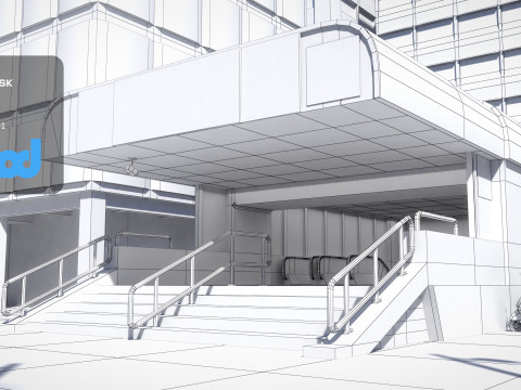 Tw Street Mrt Model 3D